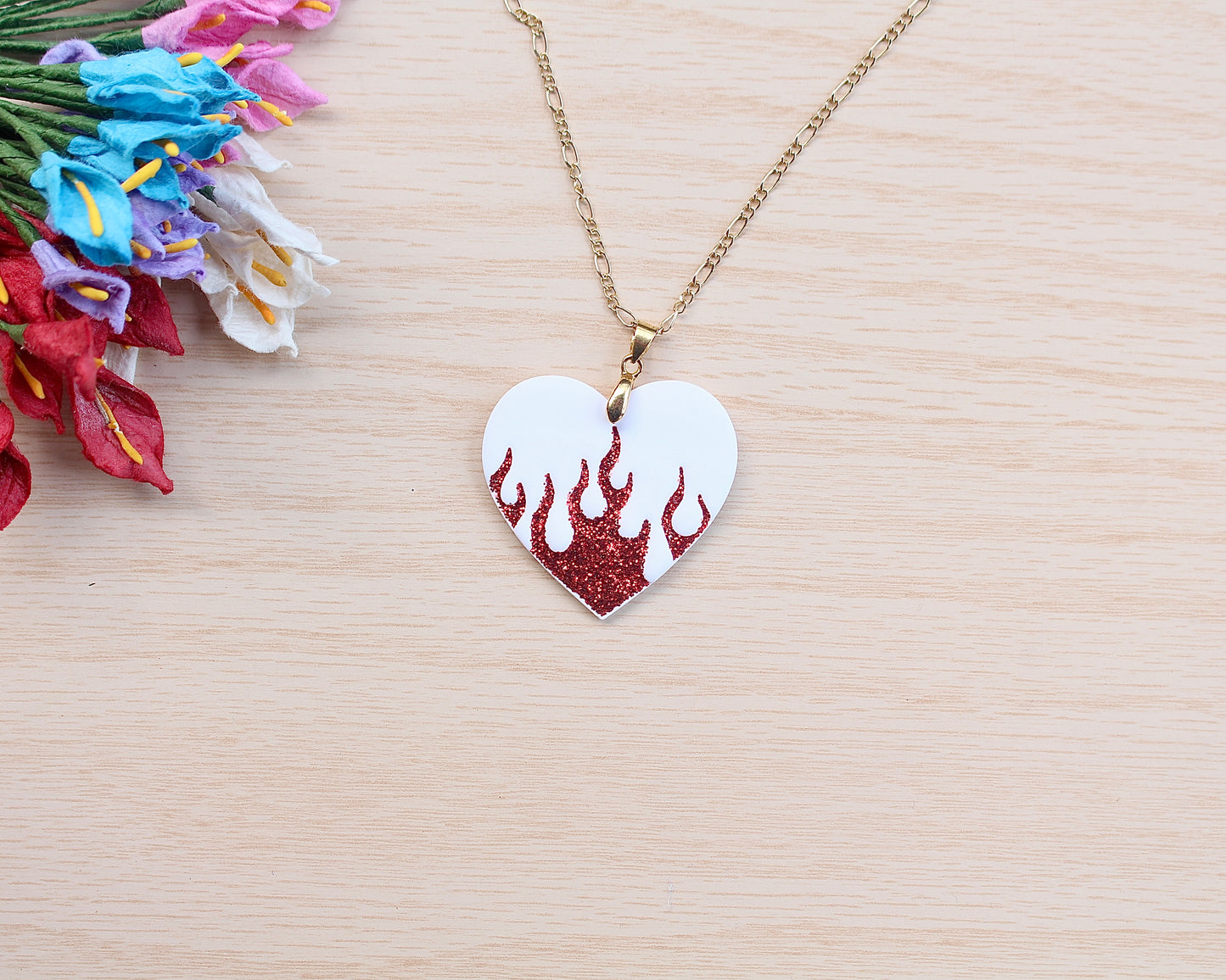 Fire Heart Polymer Clay Cutter