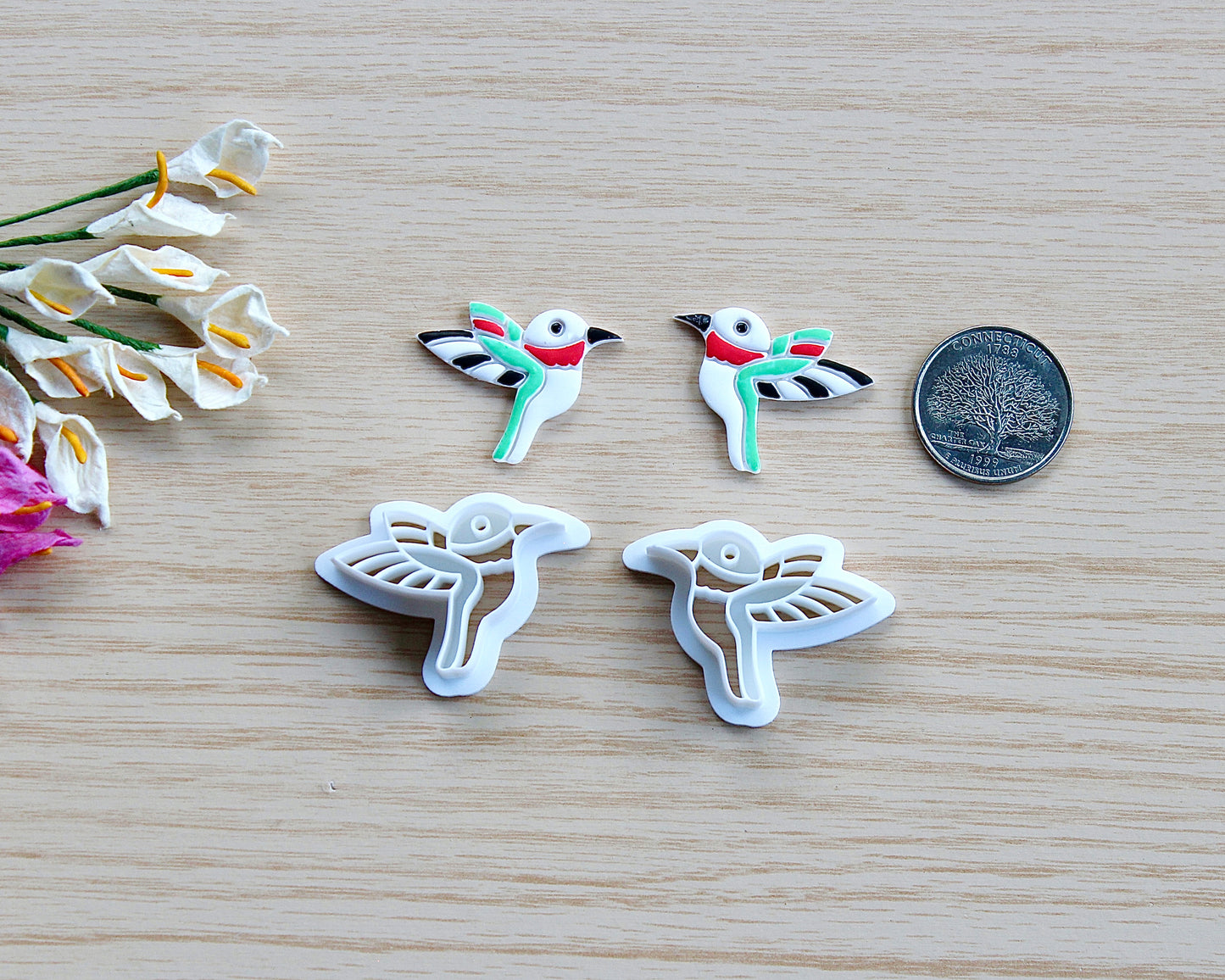 Hummingbird Polymer Clay Cutter