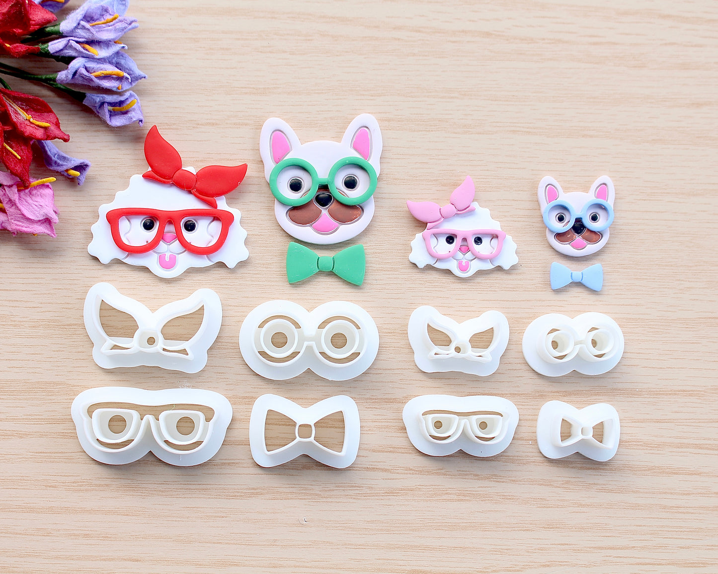 Accessories for Puppy Series Polymer Clay Cutters