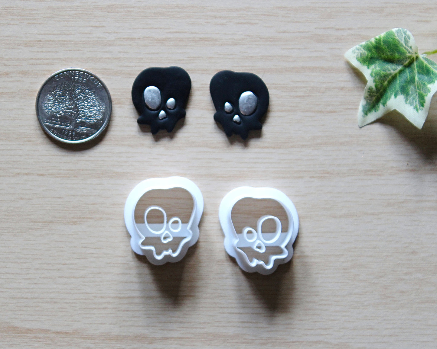 Crazy Skull Polymer Clay Cutter
