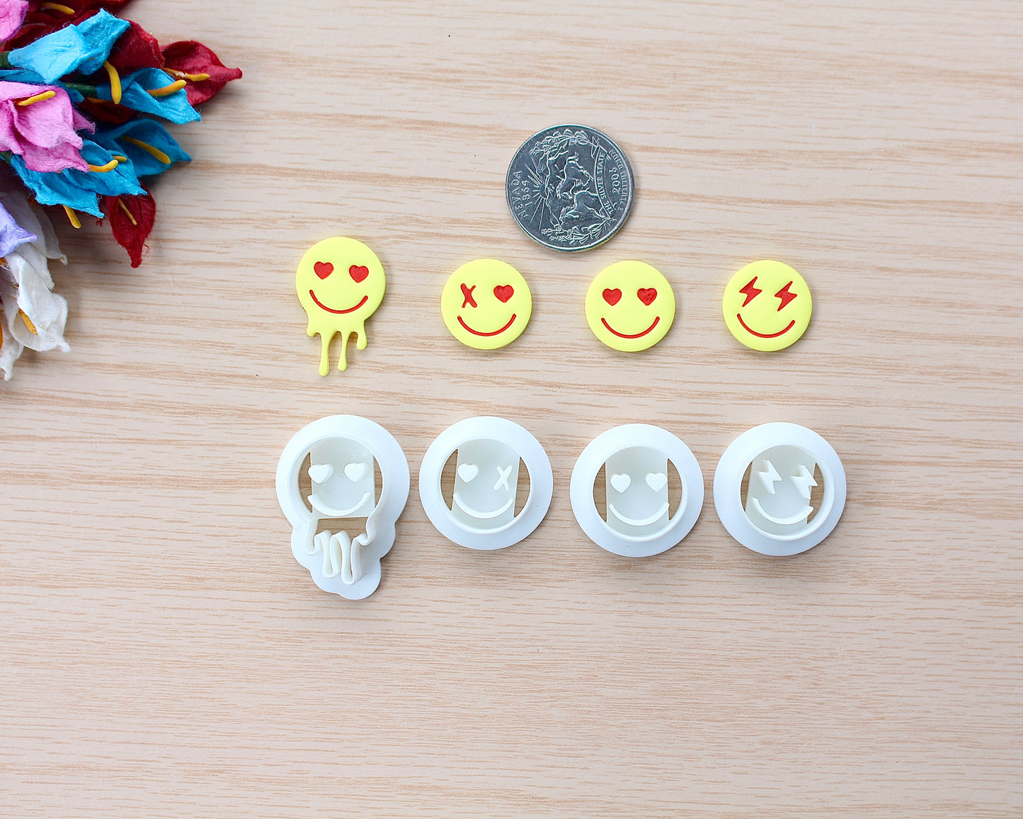 Valentine's Face Polymer Clay Cutter Set