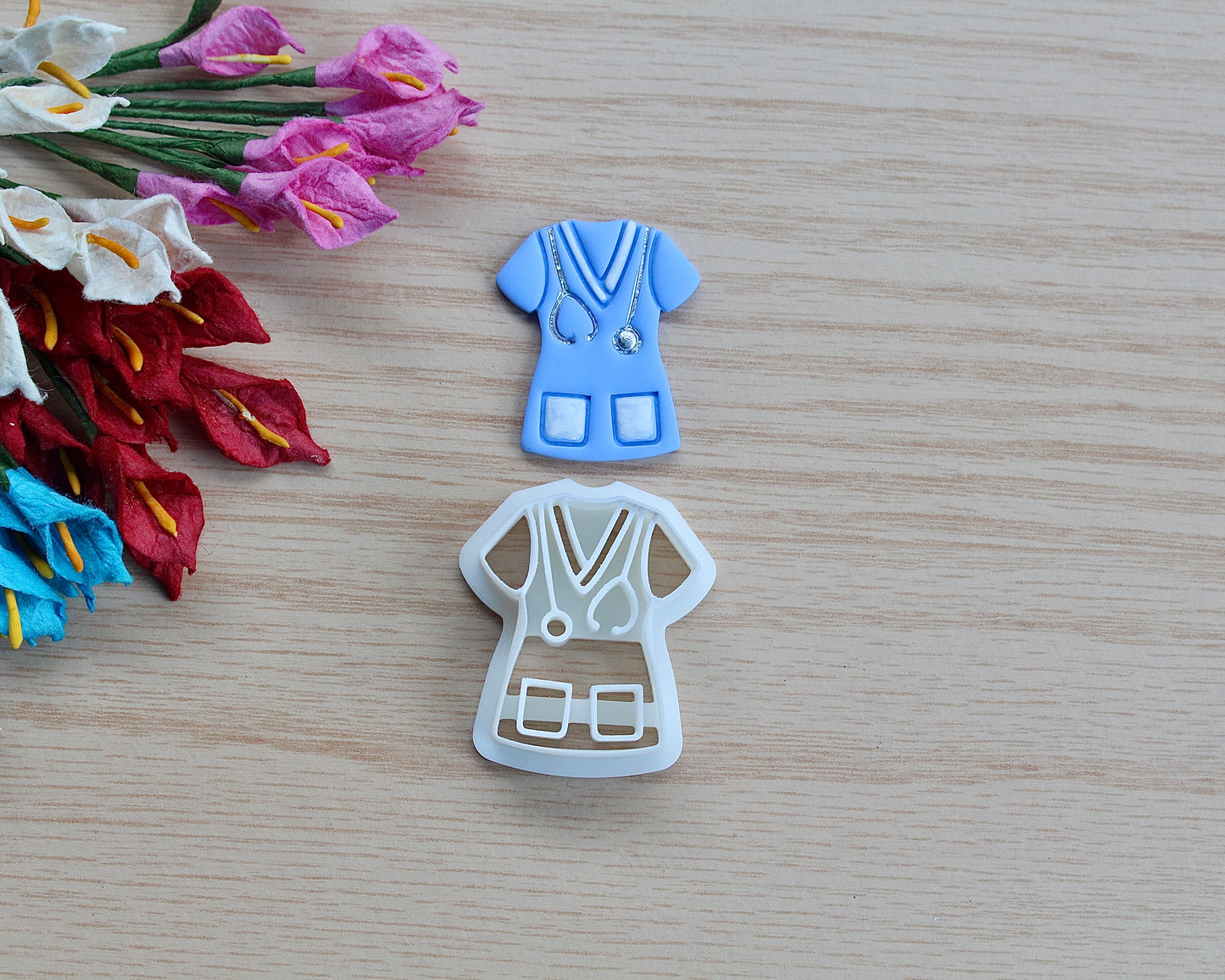 Nursing: Scrub Polymer Clay Cutter