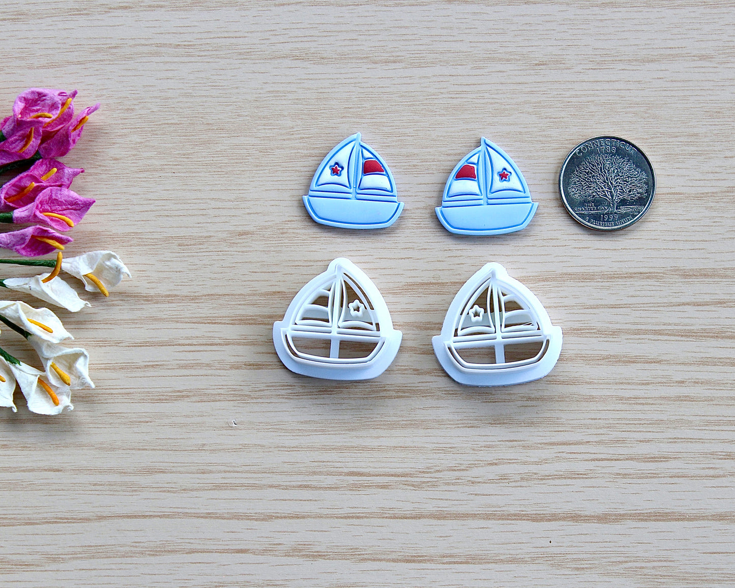 Sailboat Polymer Clay Cutter