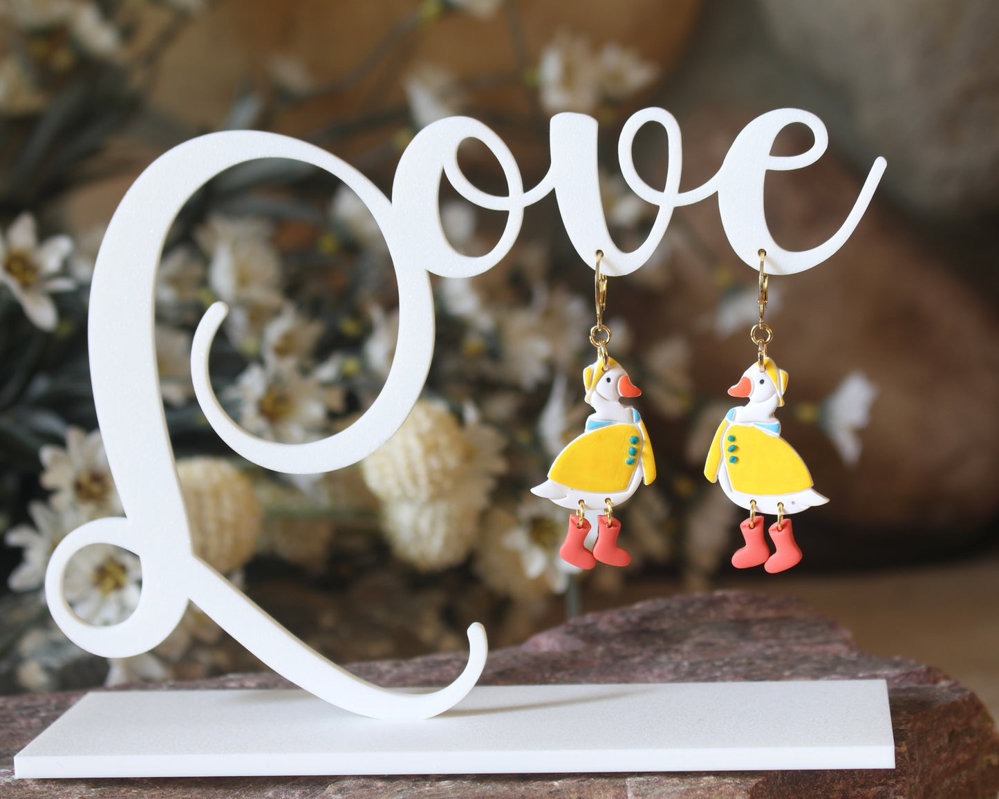 Little Duck in the Rain Polymer Clay Cutter Set