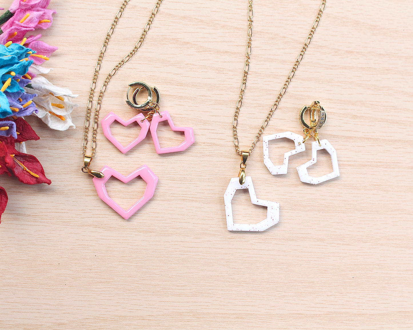 Sharp Heart Outline Polymer Clay Cutter