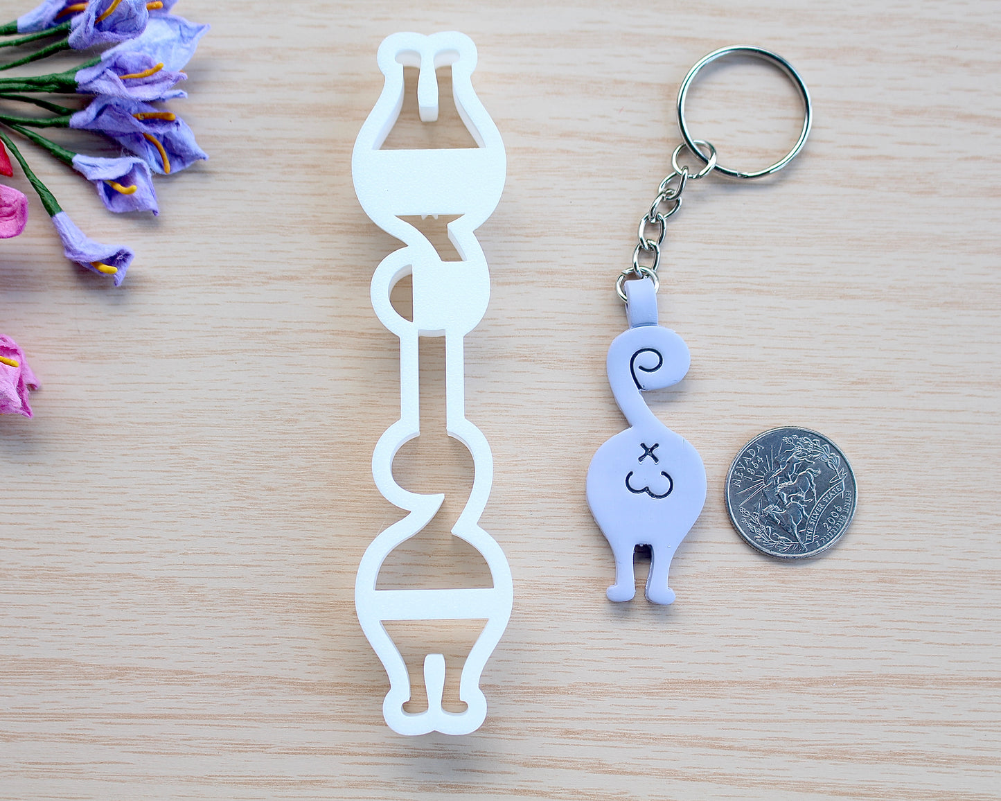 Cat Butt Keychain Cutter