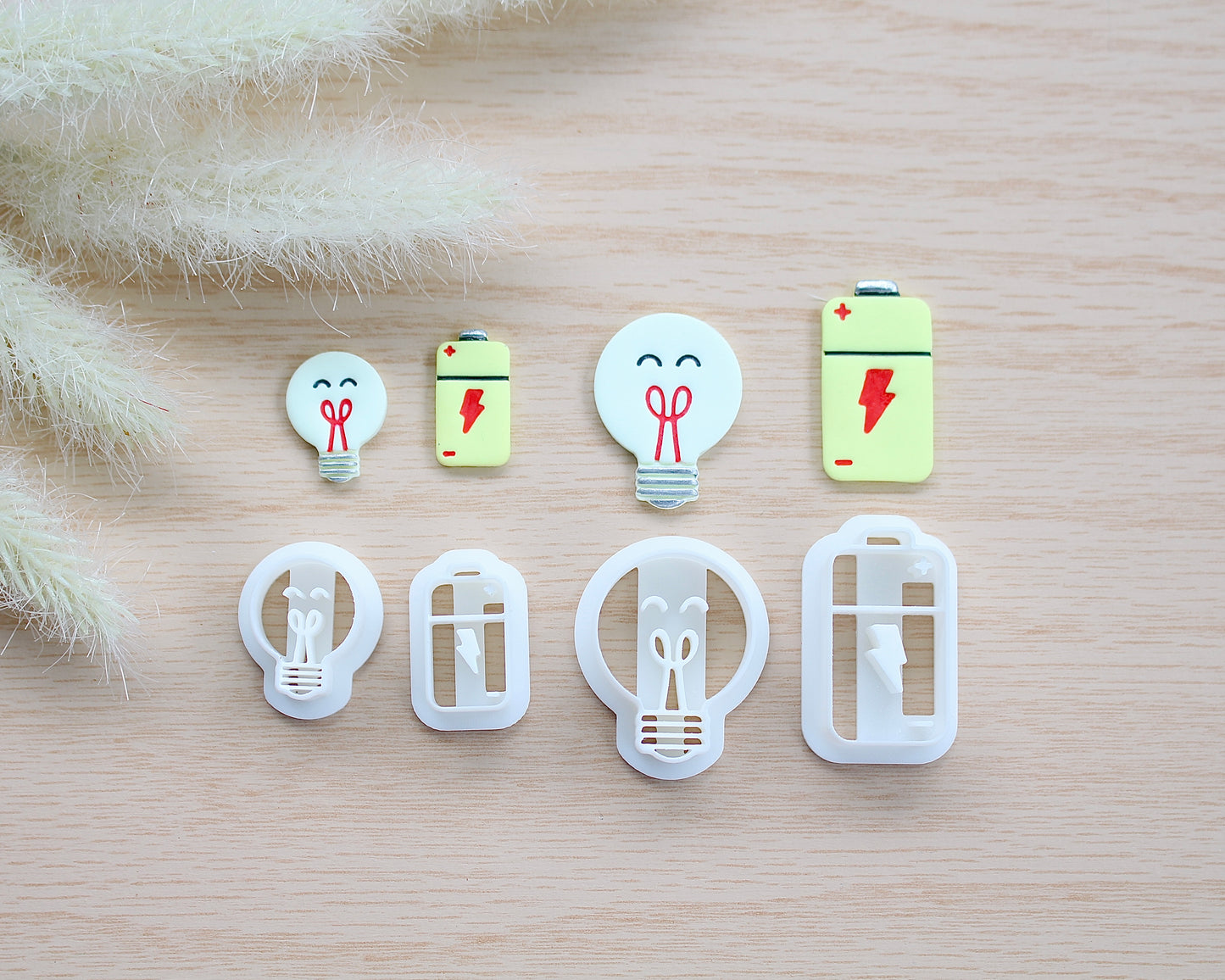 “Stay Positive” Polymer Clay Cutter Set