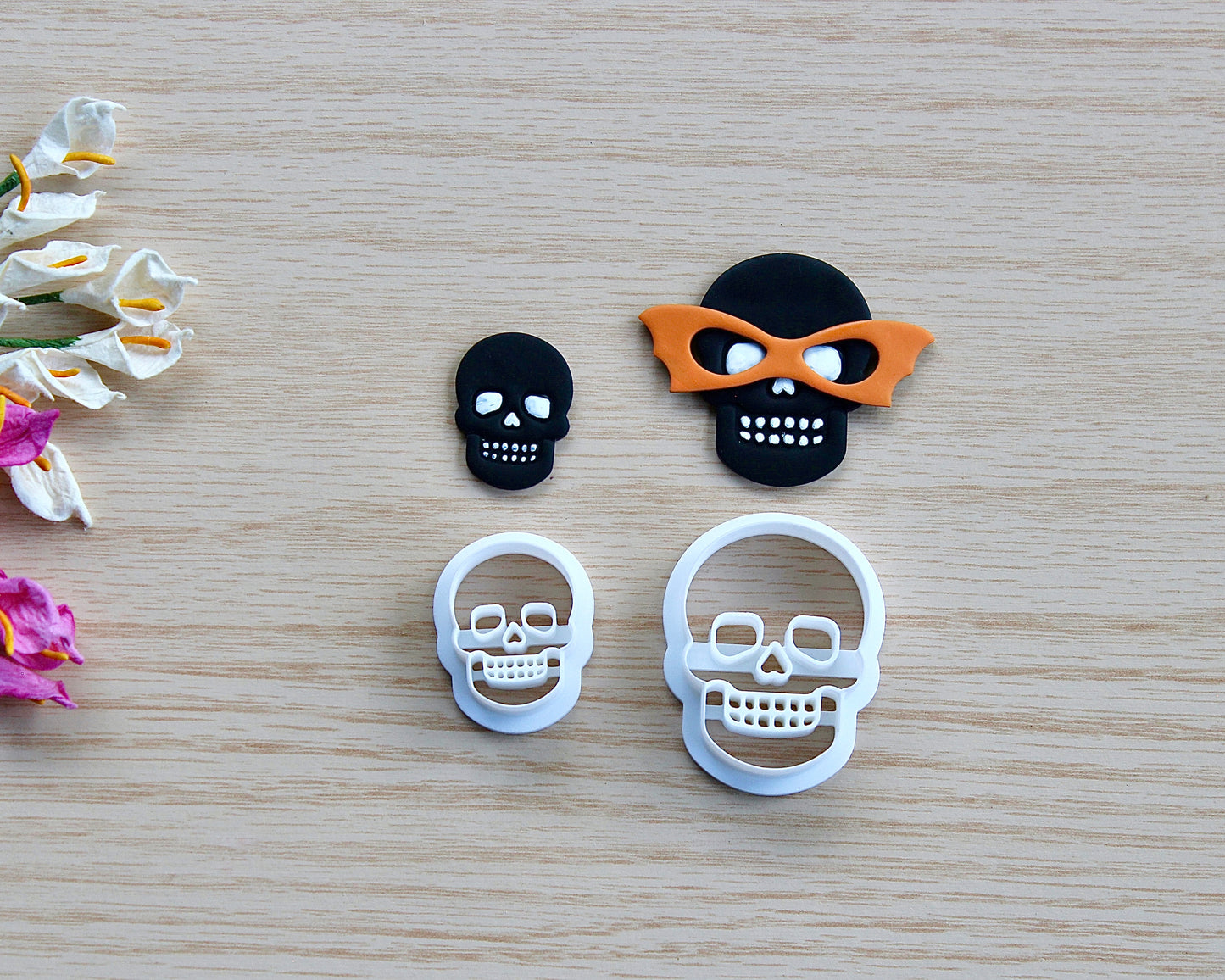 Skull Polymer Clay Cutter