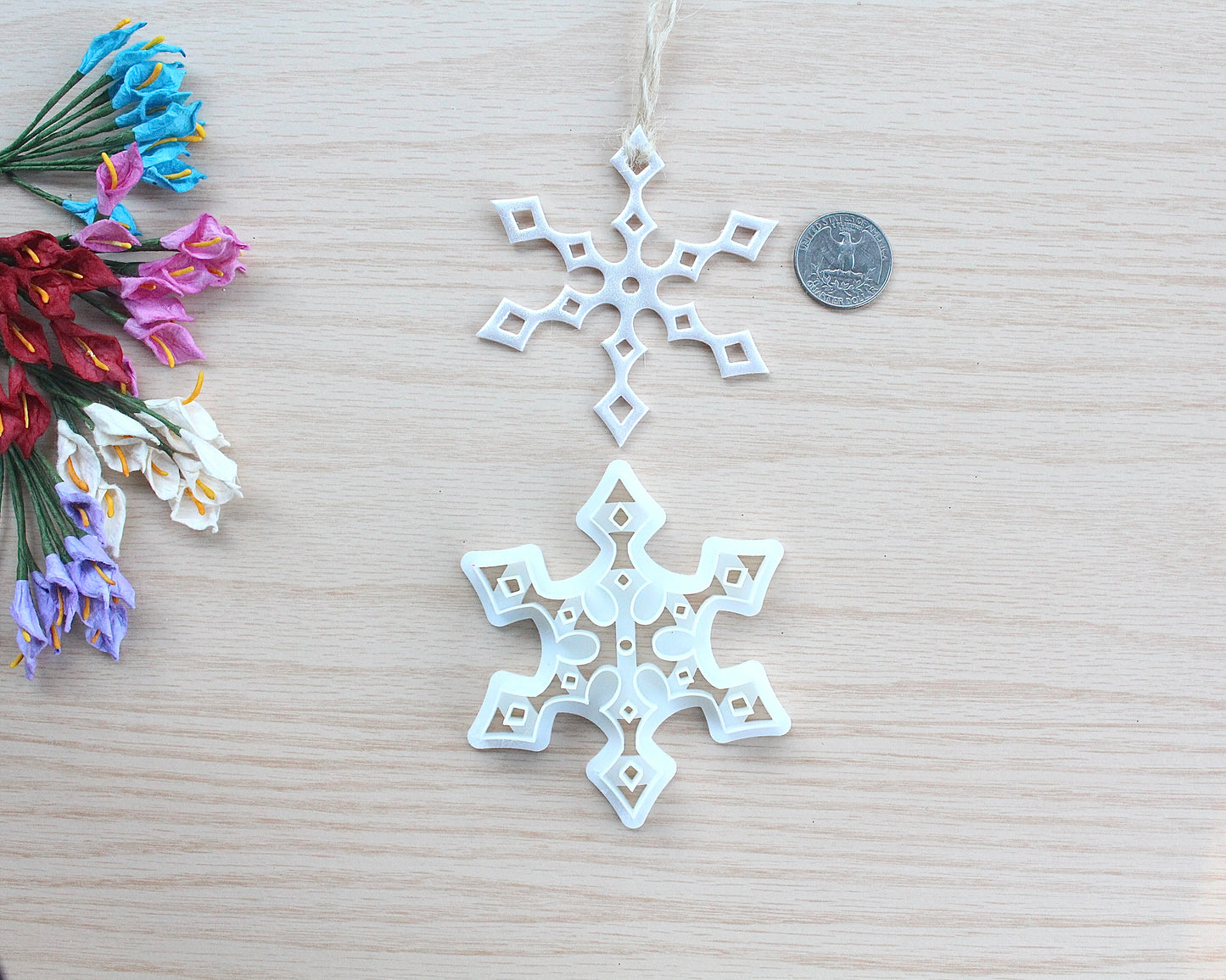 Snowflake Ornament Polymer Clay Cutter