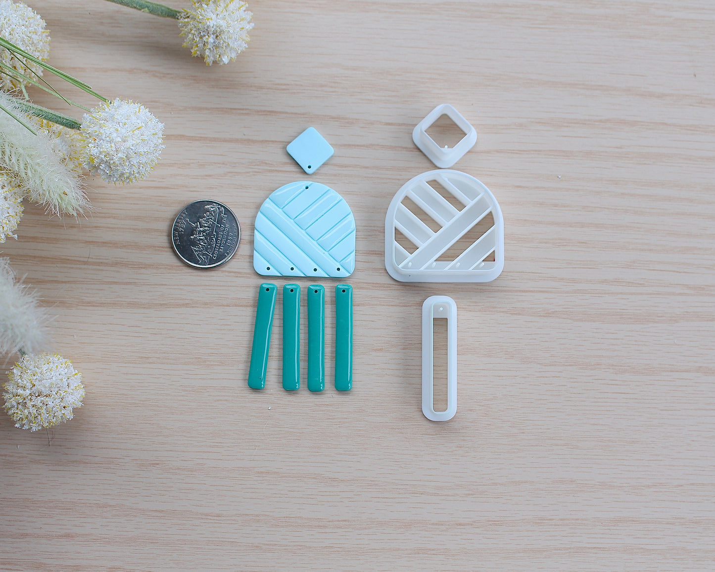 Spring Dangle Earring Cutter Set
