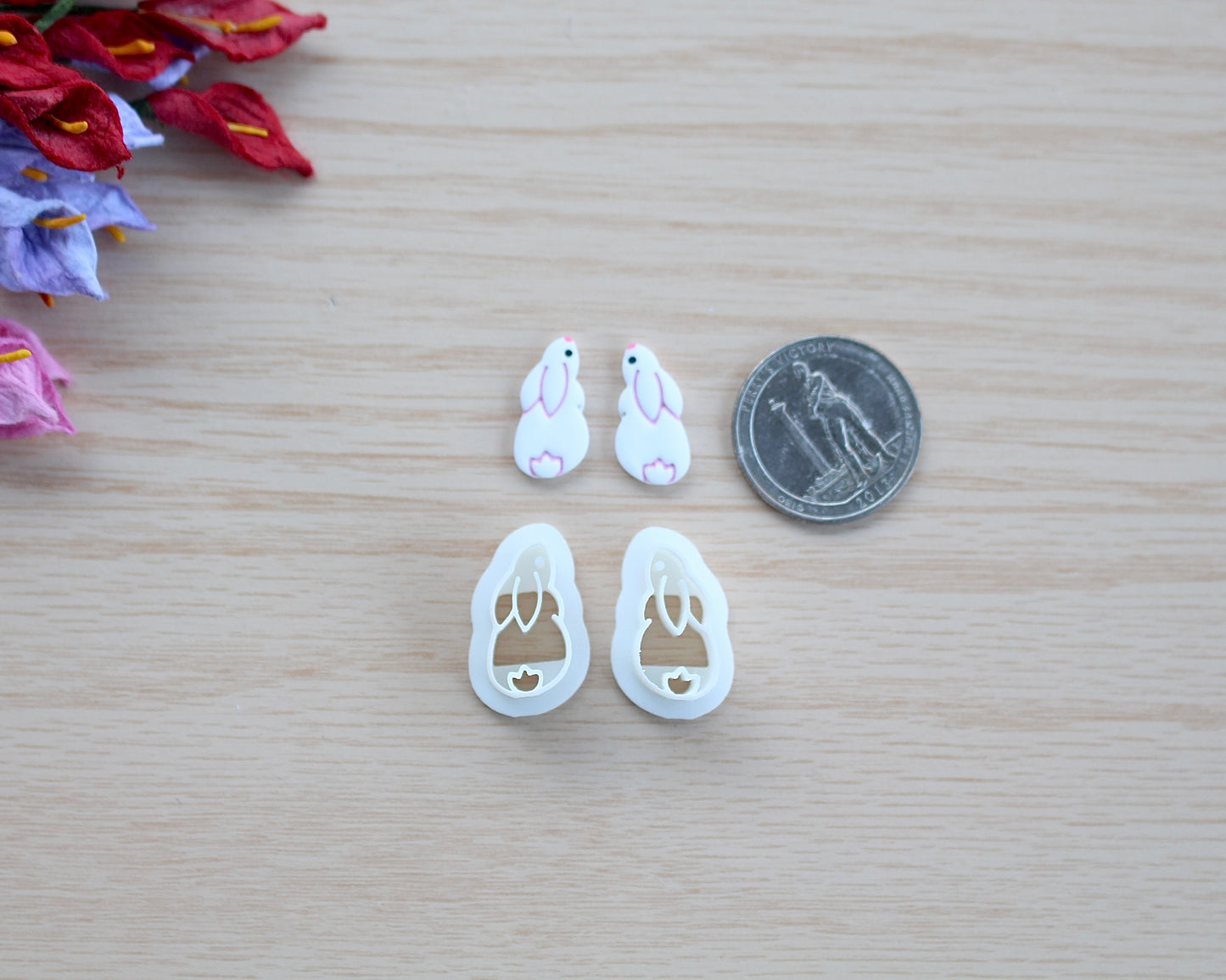 Mini Bunny Polymer Clay Cutter