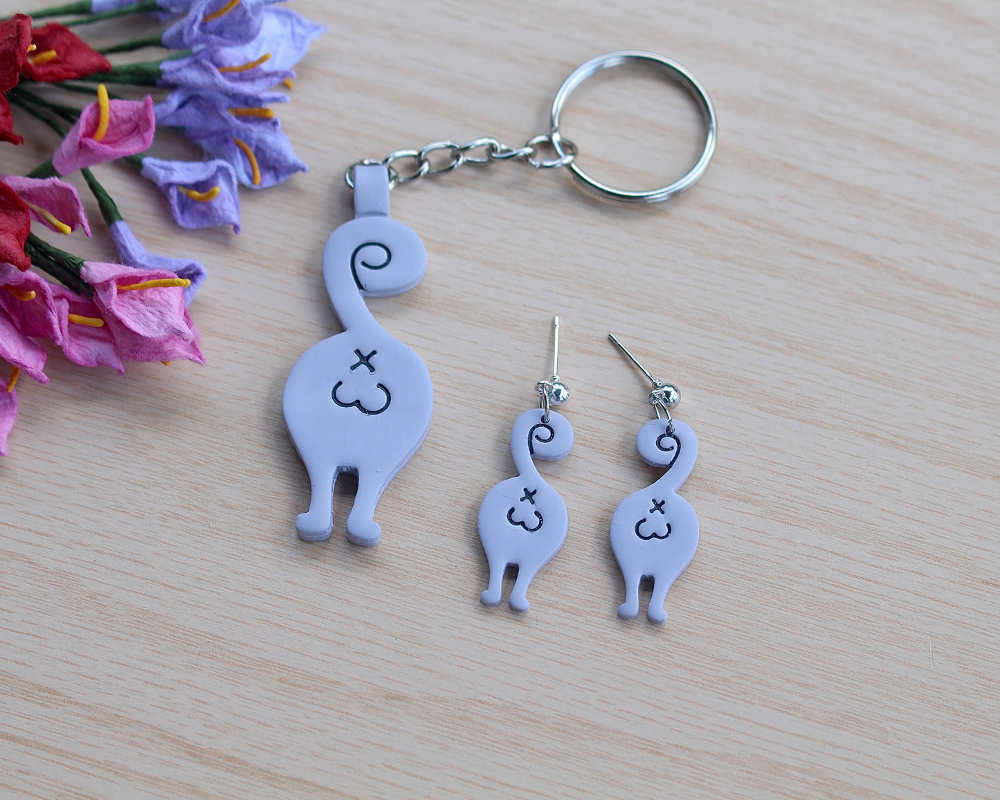 Cat Butt Keychain Cutter