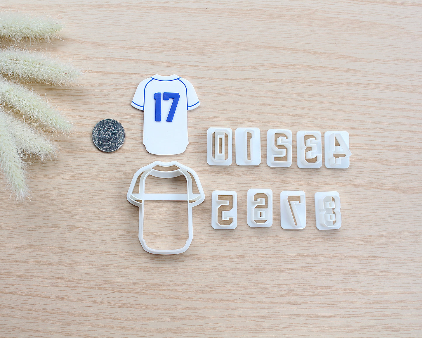 Jersey and Numbers Cutter Set