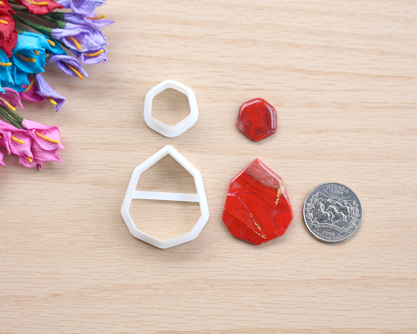 Bundle of Basic Shape Polymer Clay Cutter Set