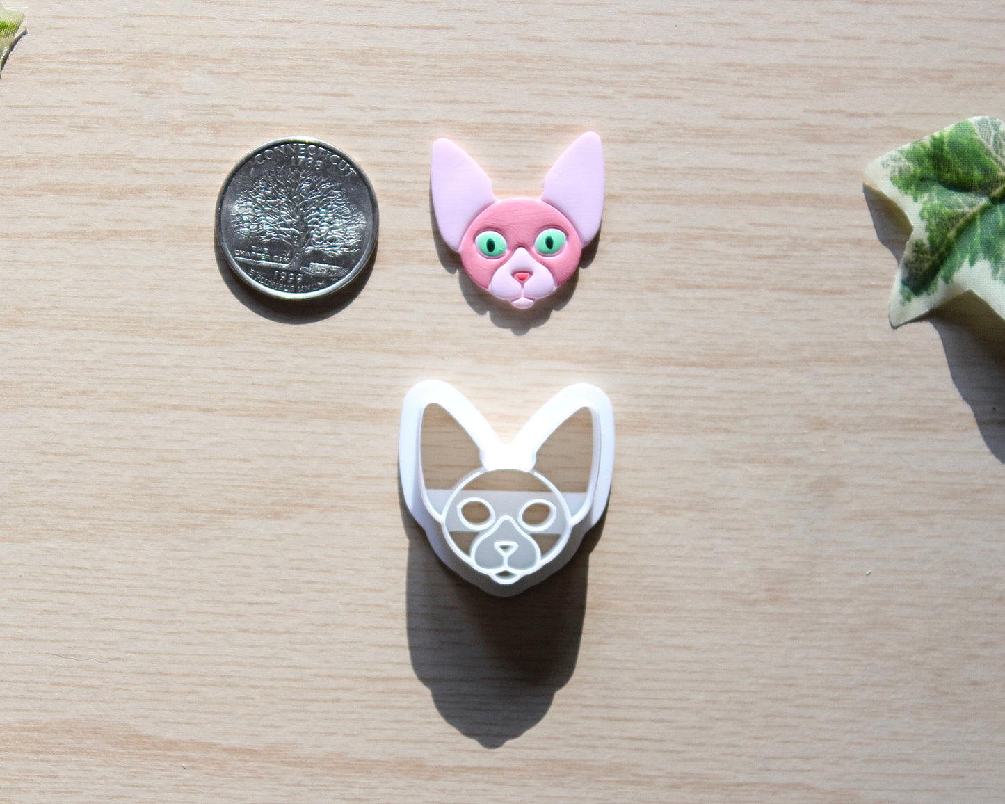 Sphynx Cat Polymer Clay Cutter