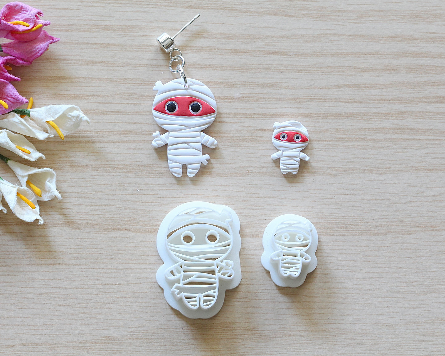 Mummy Polymer Clay Cutter