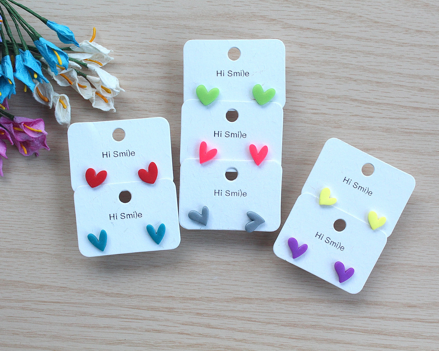 Micro Heart Polymer Clay Cutter Set
