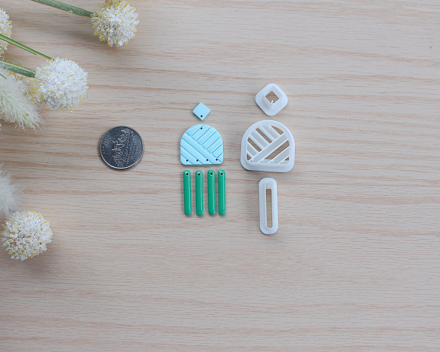Spring Dangle Earring Cutter Set