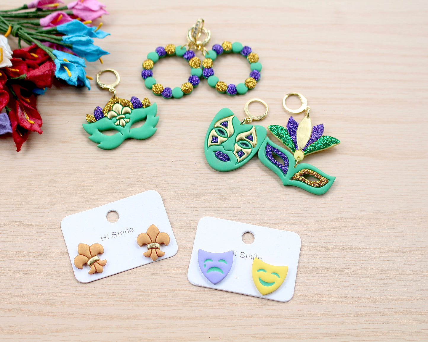 Mardi Gras Mask Polymer Clay Cutter