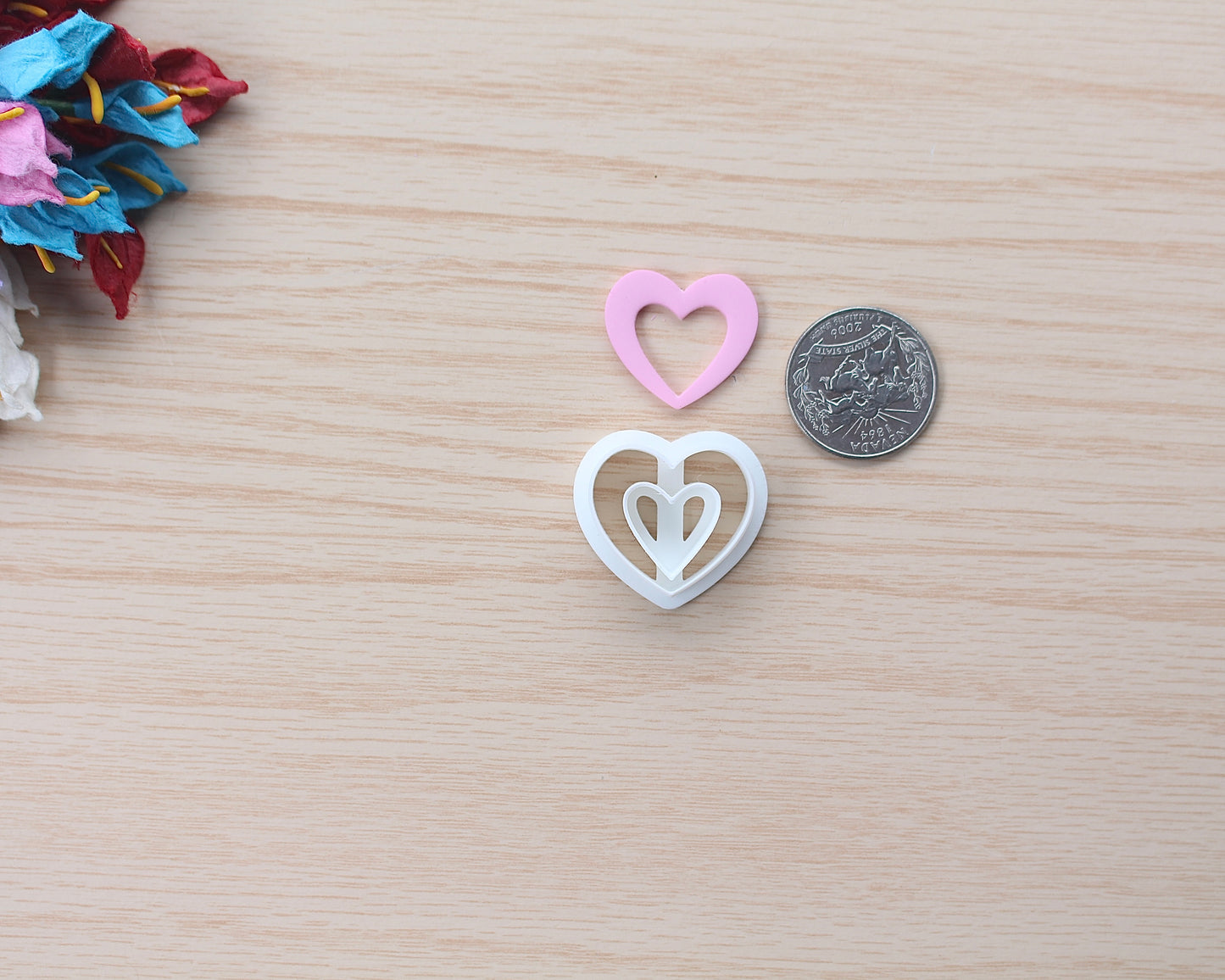 Heart Cutout Polymer Clay Cutter