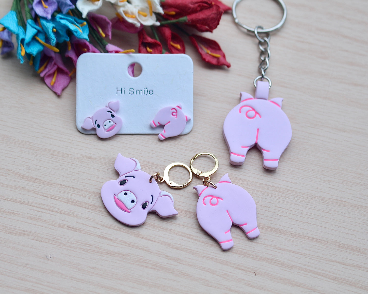 Piggy Butt Keychain Cutter