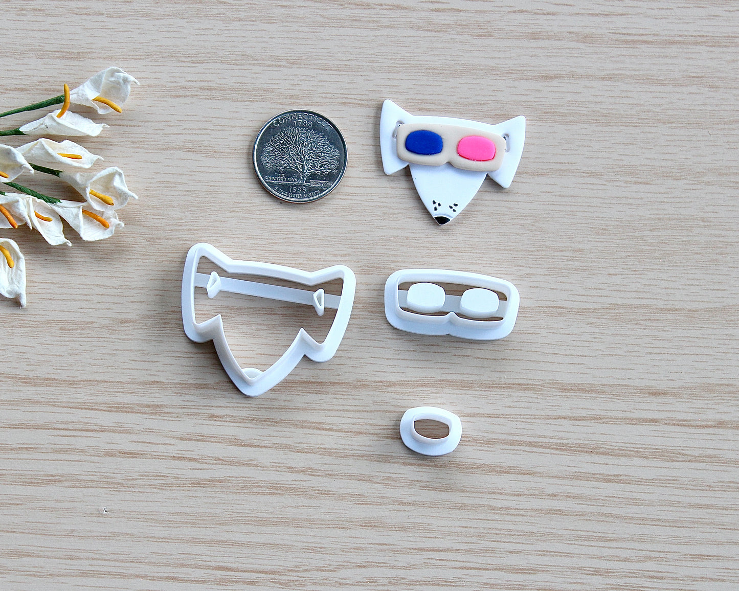 The Grumpy Dog Polymer Clay Cutter Set