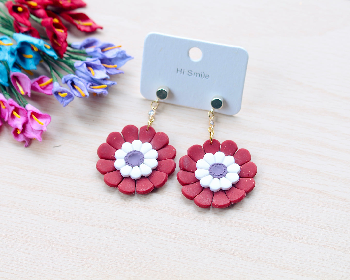 Gerbera Daisy Flower Polymer Clay Cutter Set
