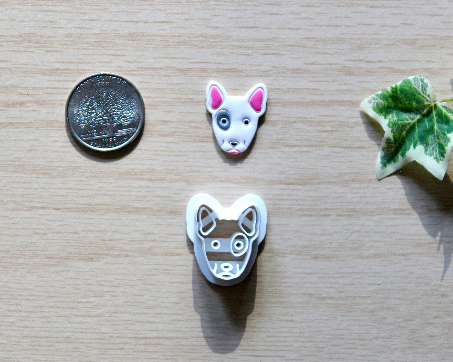 Bull Terrier Dog Polymer Clay Cutter