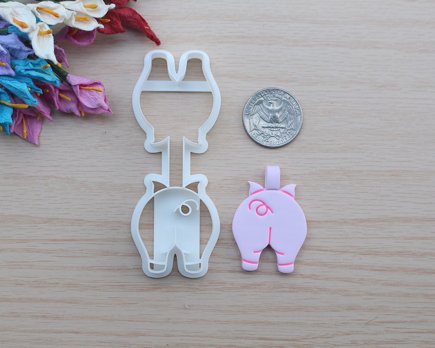 Piggy Butt Keychain Cutter