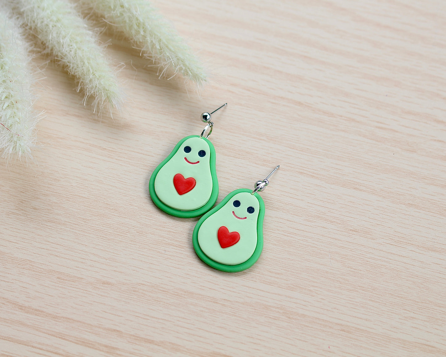 Avocado polymer clay cutter. Cutest avocado. Make adorable earrings.