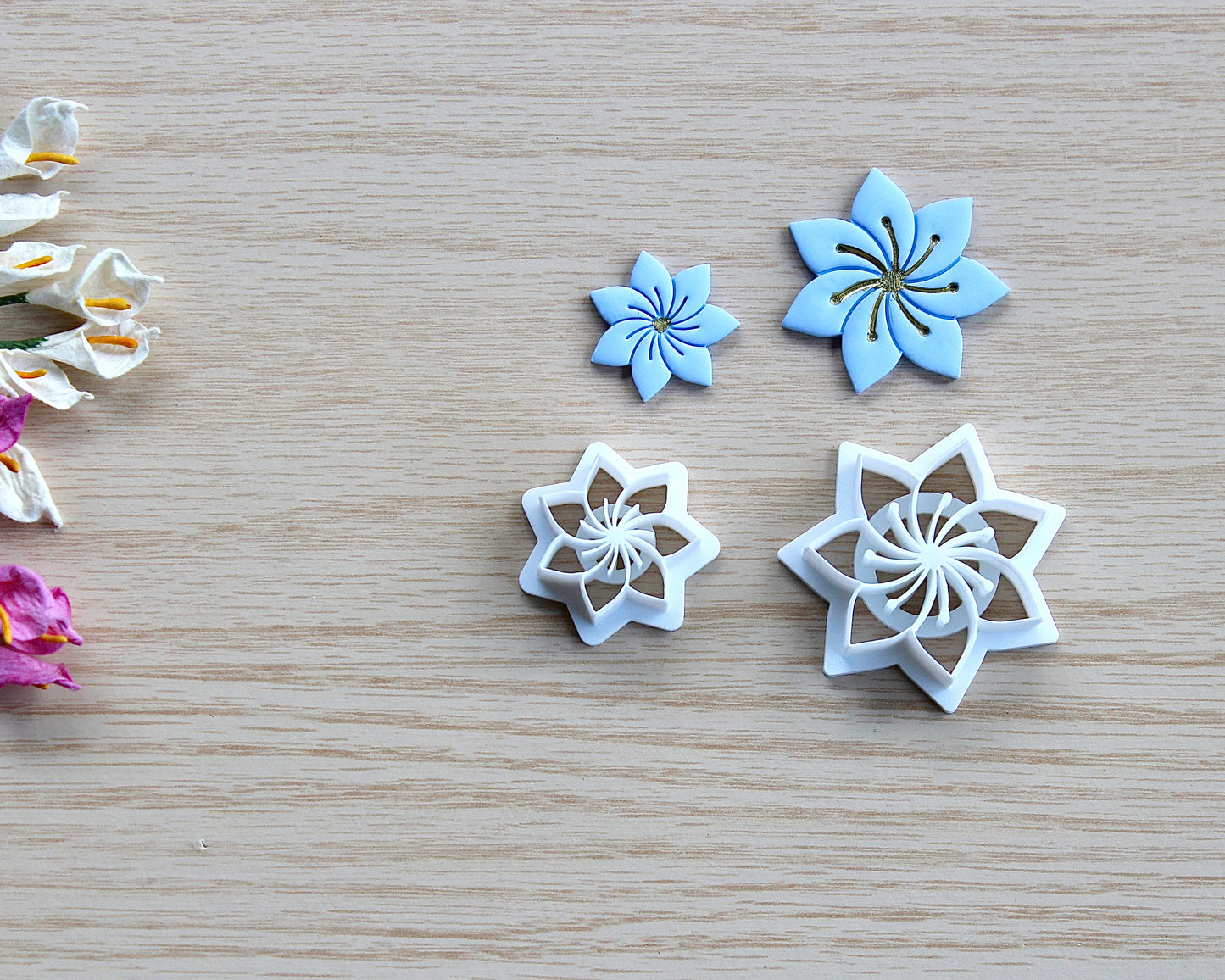 Wildflower Polymer Clay Cutter