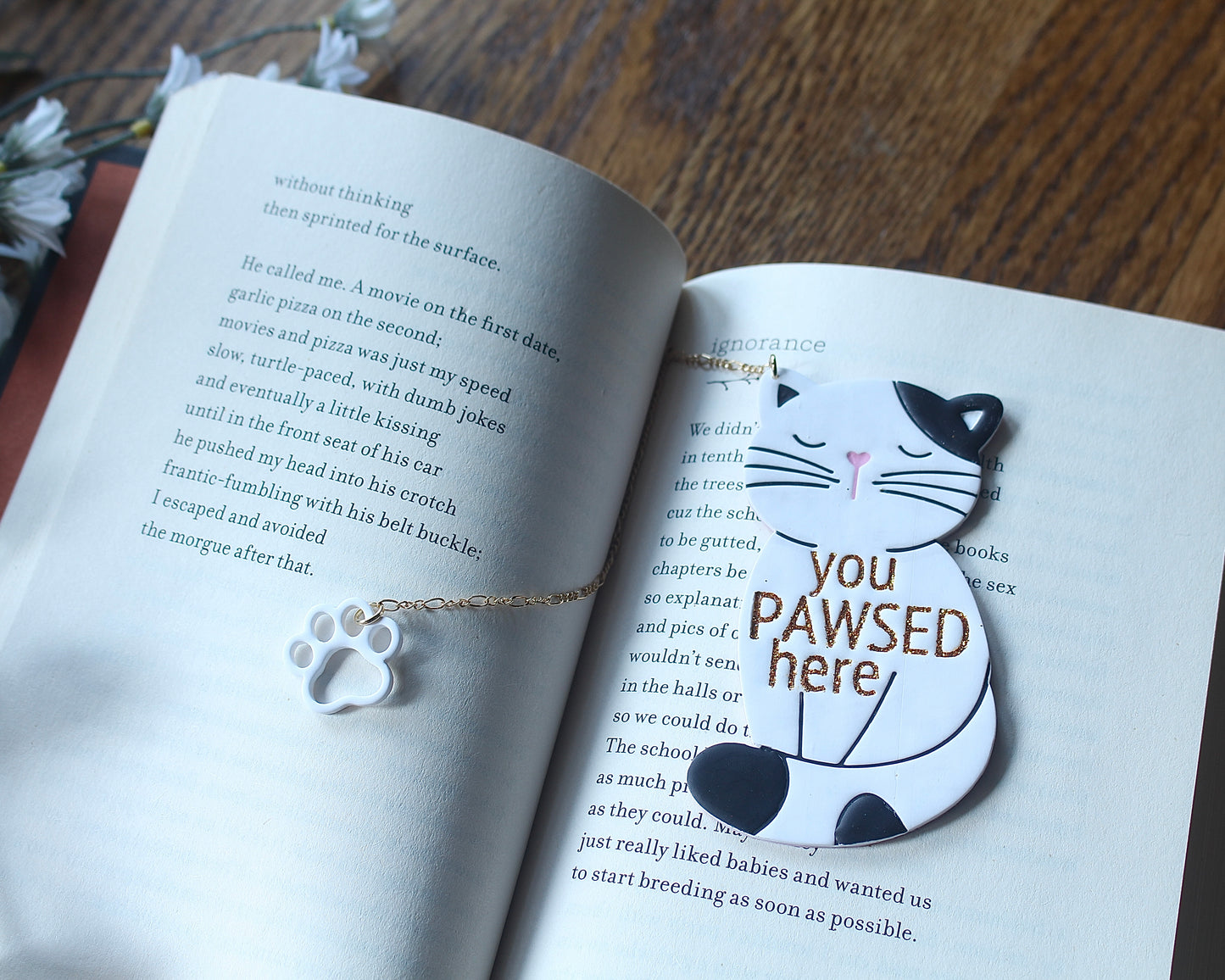 You Pawsed Here Bookmark Cutter Set - Cat Version