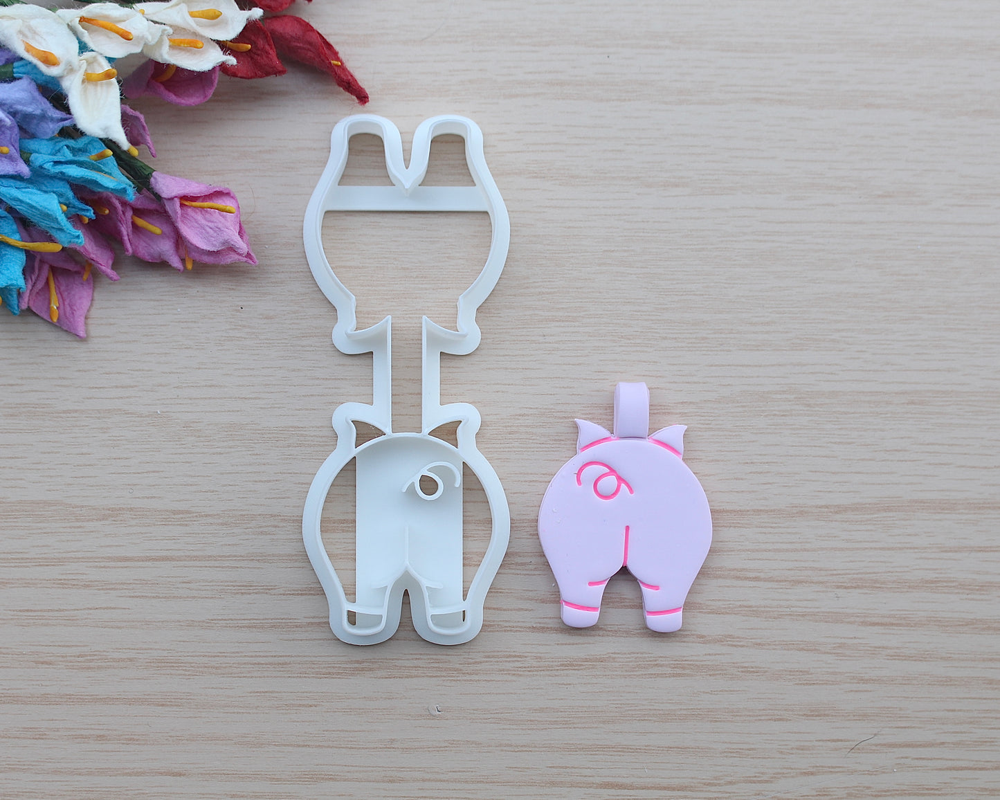 Piggy Butt Keychain Cutter