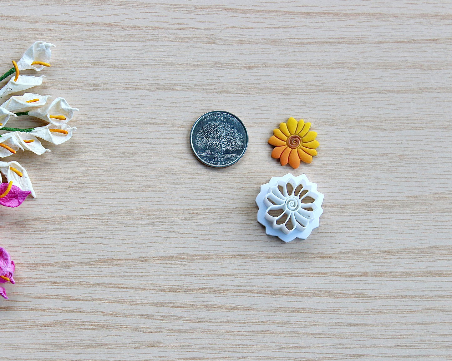 Sunflower Polymer Clay Cutter