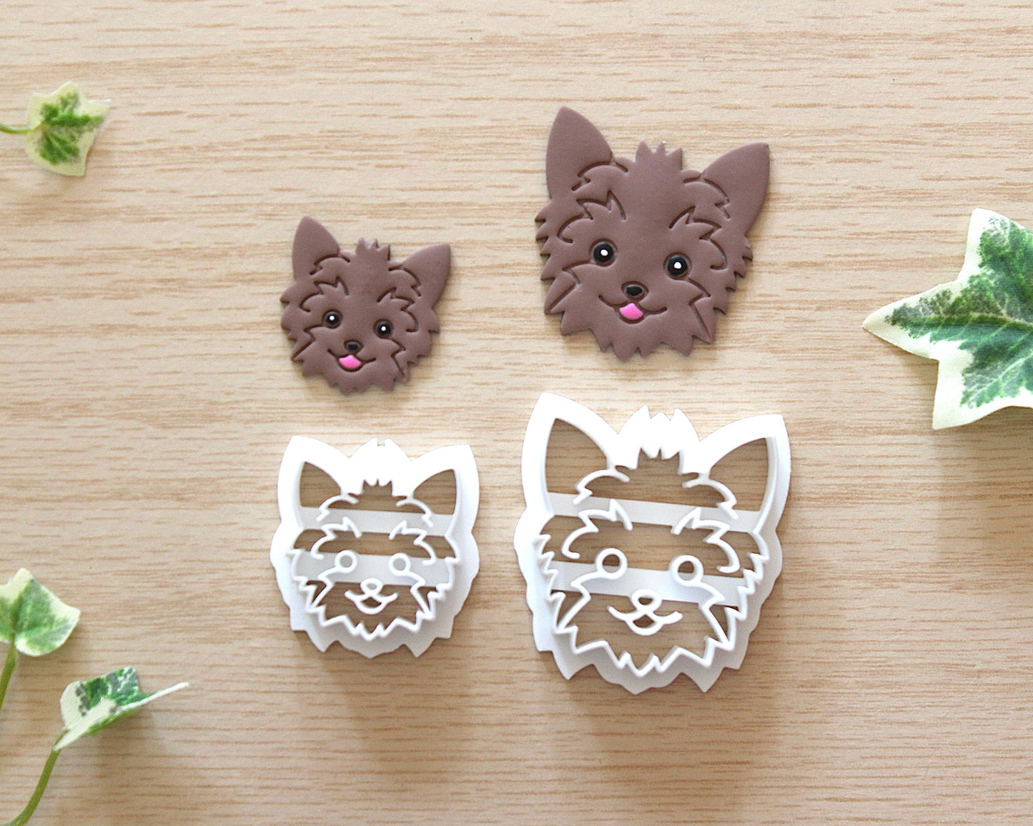 Yorkie Dog Polymer Clay Cutter