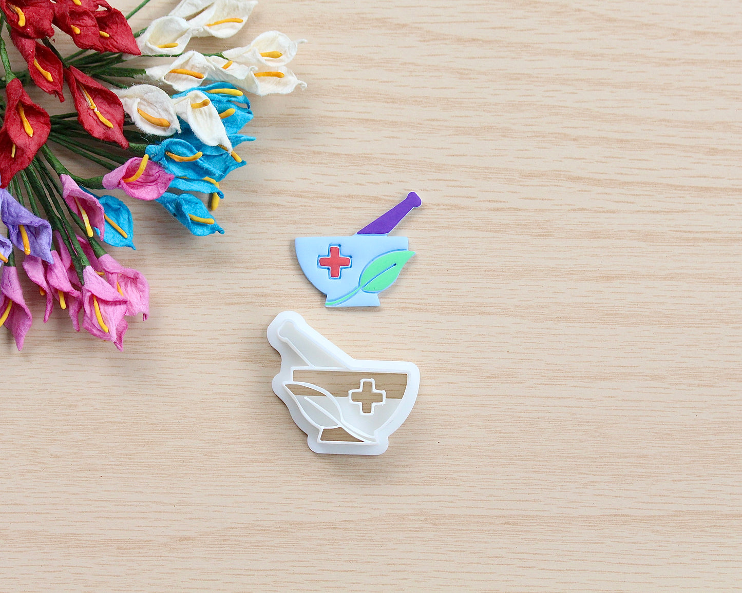 Pharmacy: Medicine Bowl Polymer Clay Cutter