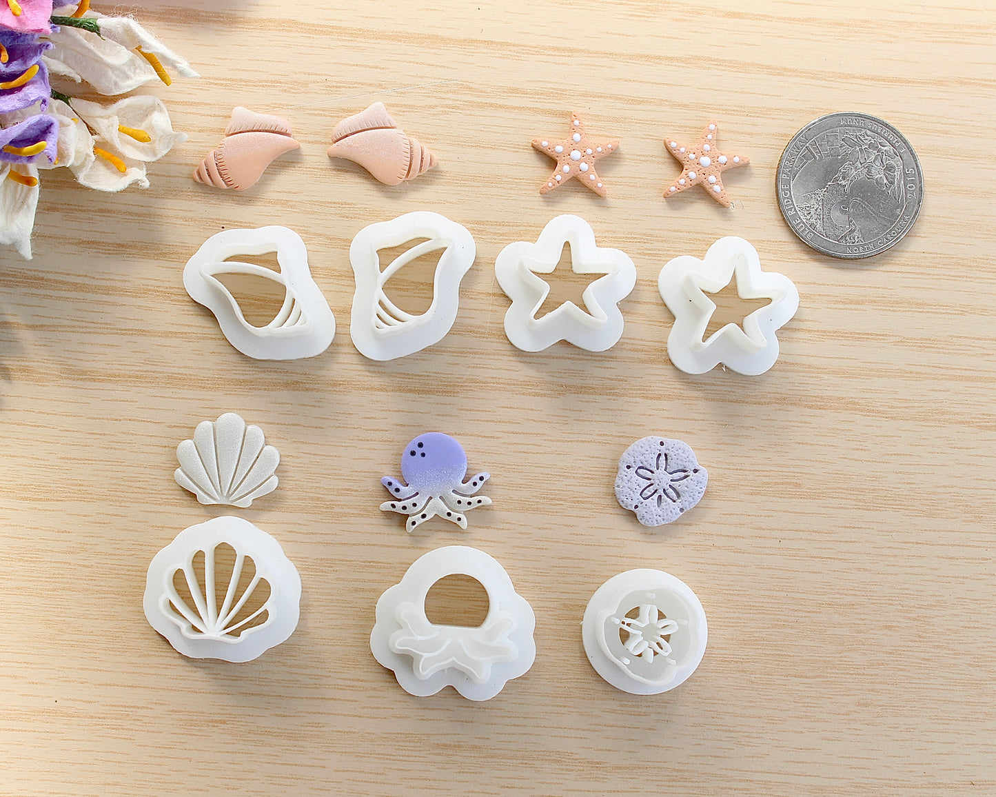 Sea Animal Stud Cutter Set