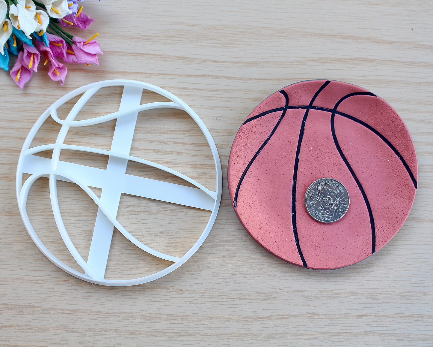 Basketball Trinket Cutter | Ornament Cutter