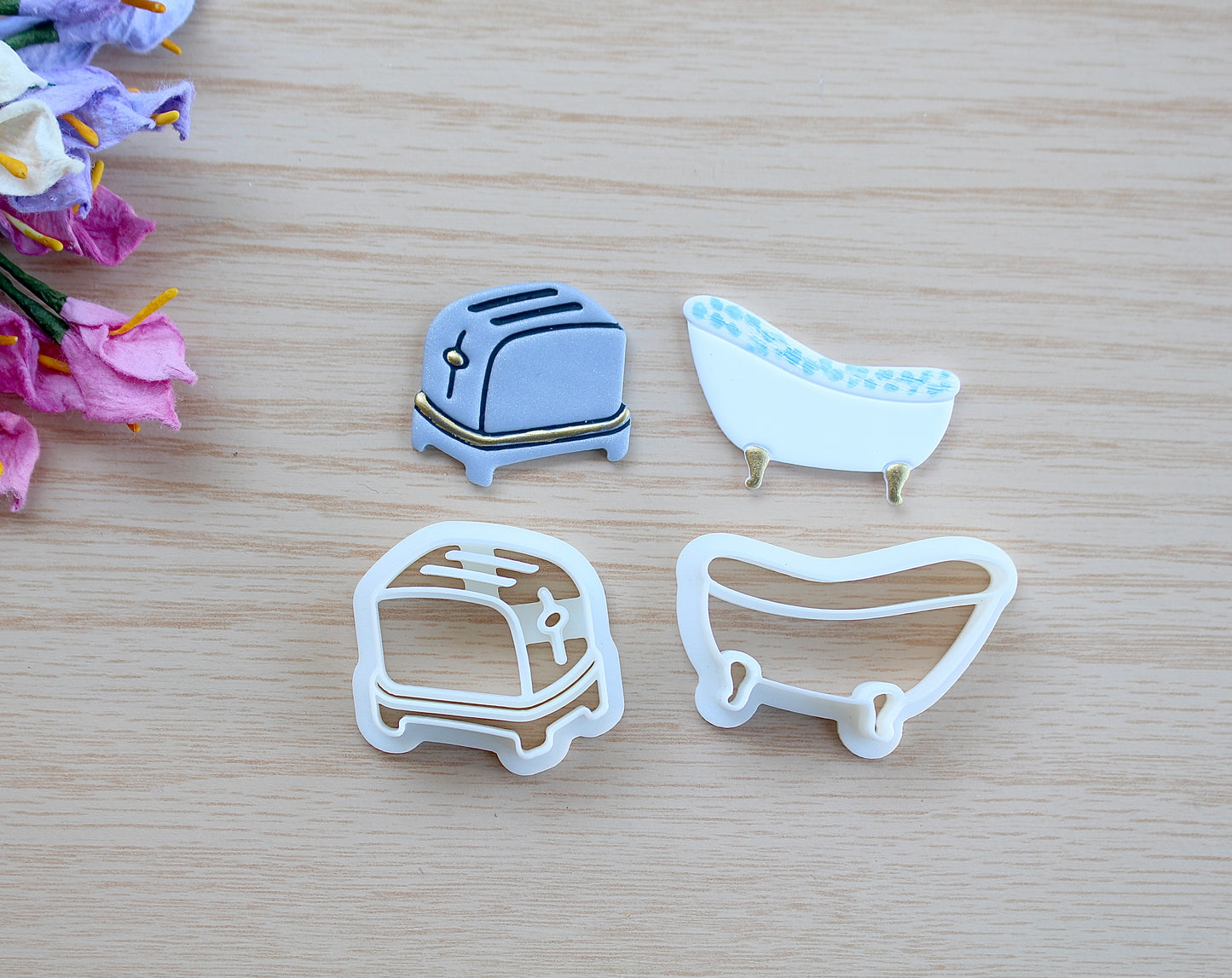 Bath Tub & Toaster Cutter Set