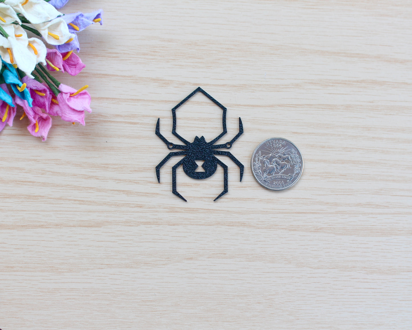 Black Spider Earring Cards