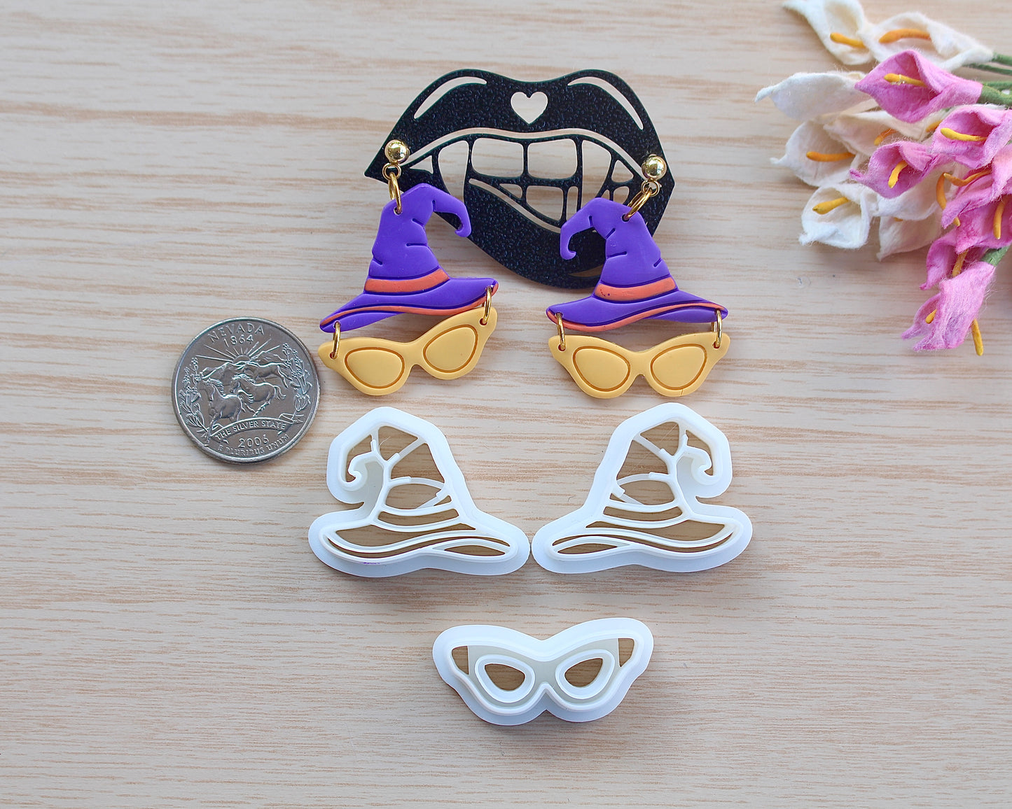 Witch Hat and Glasses Cutter Set