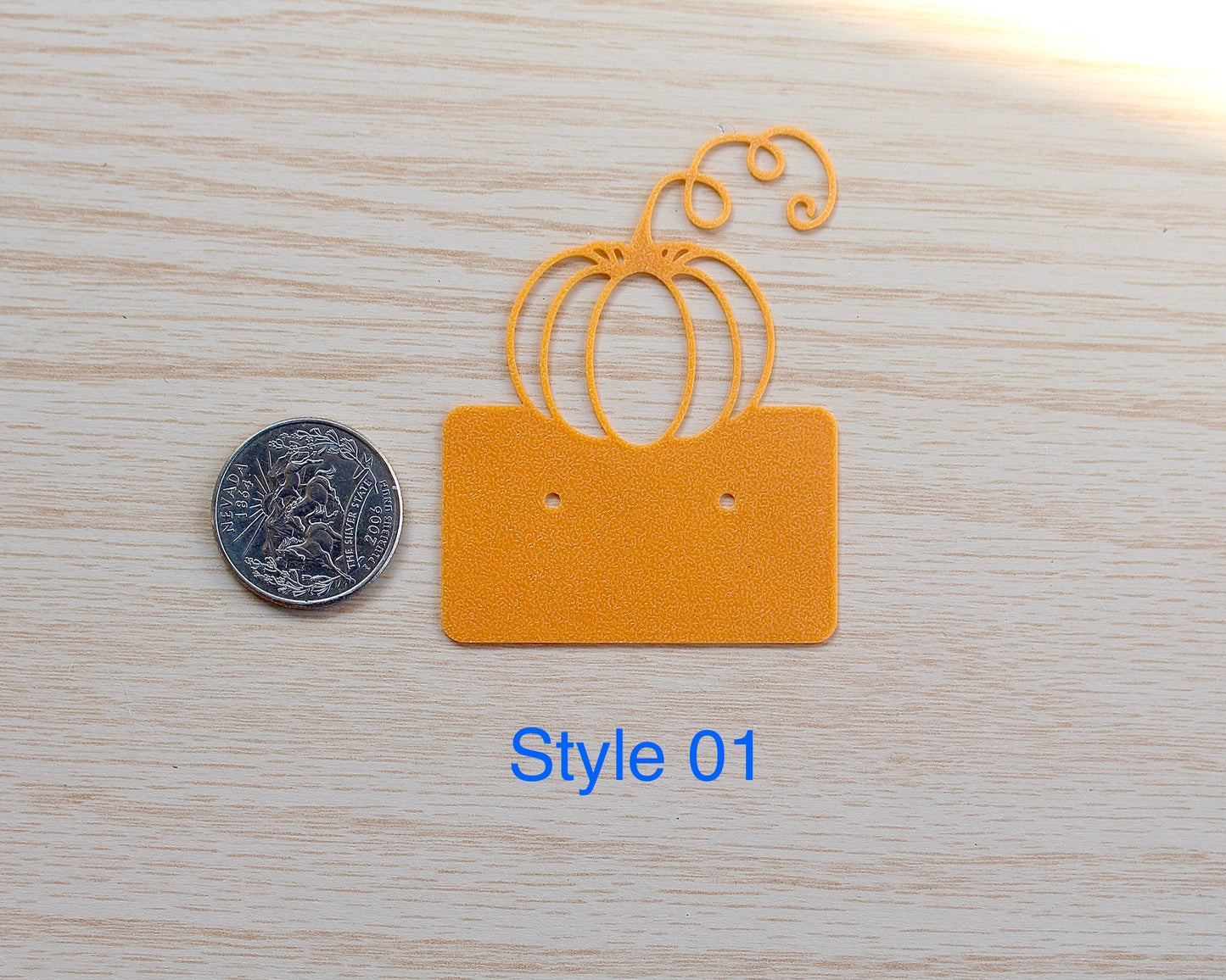 Pumpkin Earring Cards