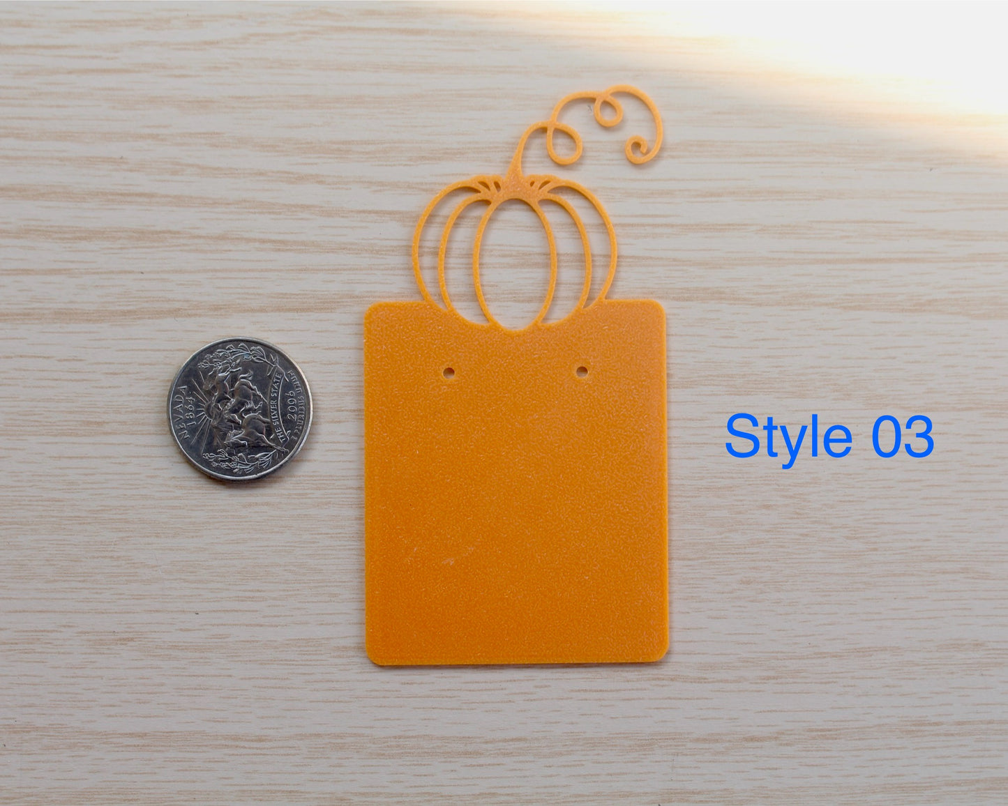 Pumpkin Earring Cards