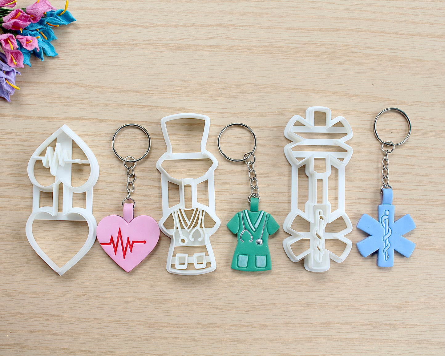 Nurse Appreication Keychain Cutter