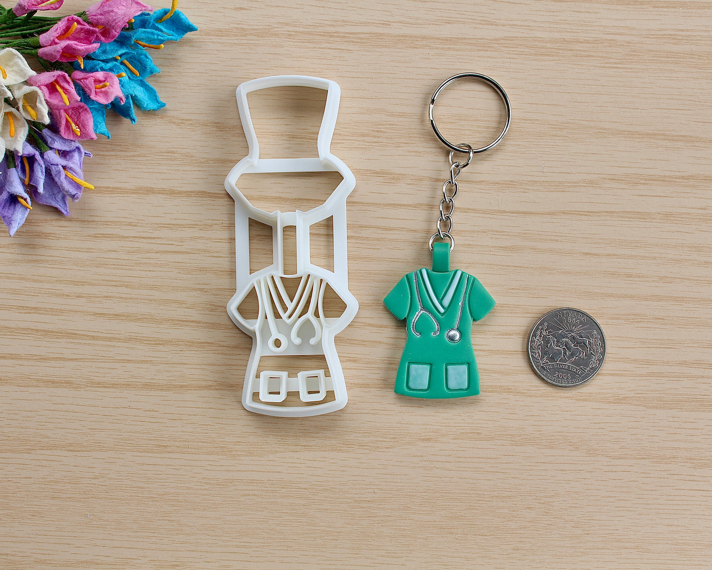 Nurse Appreication Keychain Cutter