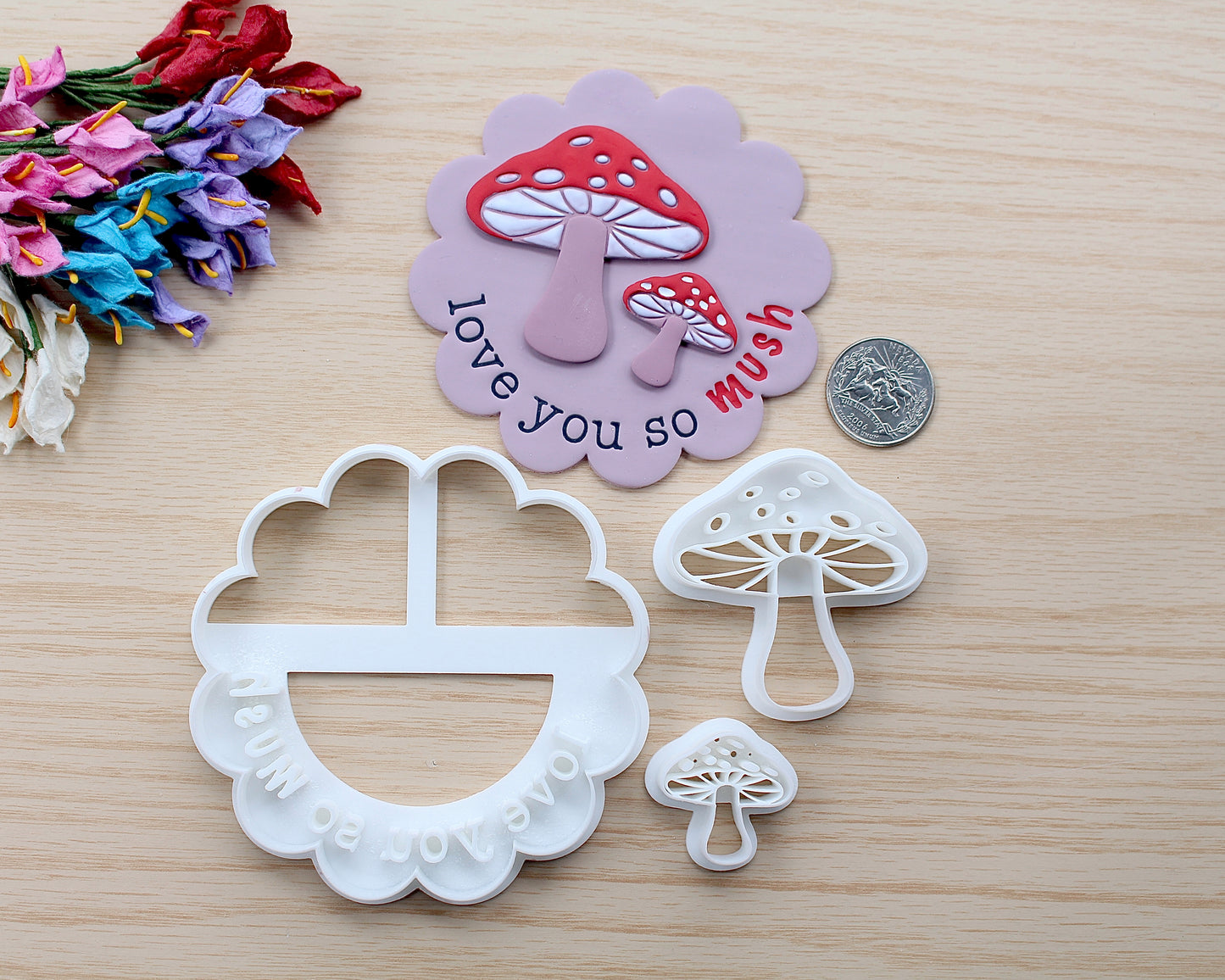 Love You So Mush Ornament Cutter