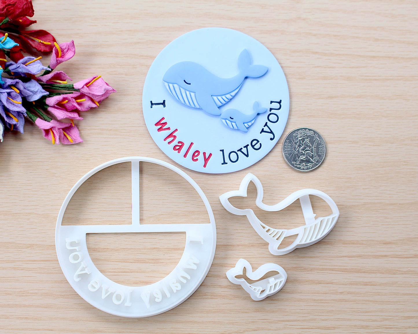 I Whaley Love You Ornament Cutter