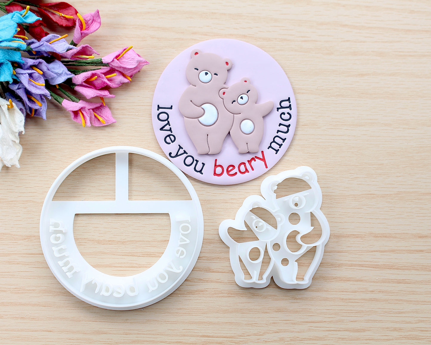 Love You Beary Much Ornament Cutter
