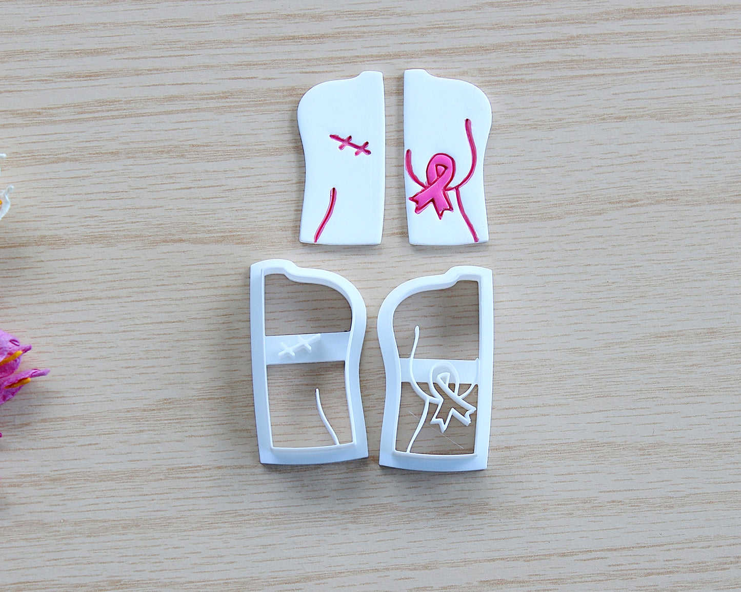 Ribbon and Scar Polymer Clay Cutter