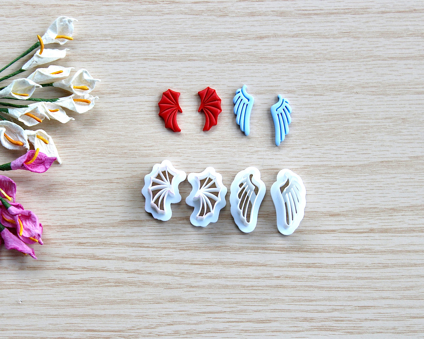 Angel and Devil Wing Polymer Clay Cutter Set